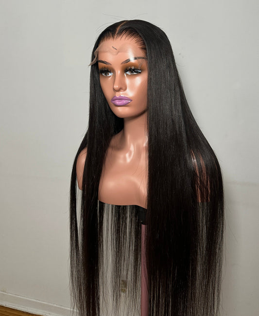 6/6 Straight HD Closure Wig